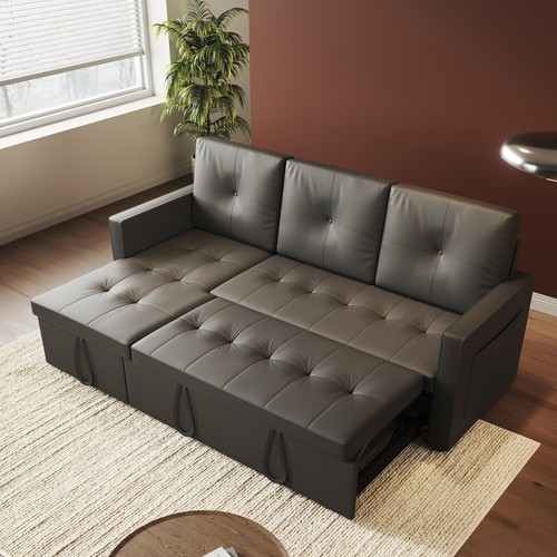Dark grey seater - grey, bed