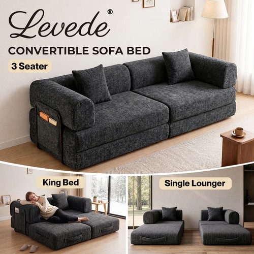 Levede convertible sofa bed - convertible,