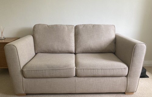 Dfs natural colour seater - dfs,