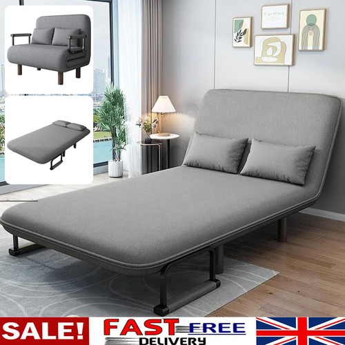 Double fabric sofa bed sleeper - fabric,