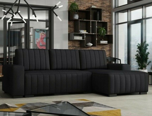 Corner sofa bed hugo with - sofa,