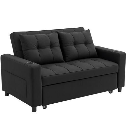 Homcom seater pull out sofa - 2,